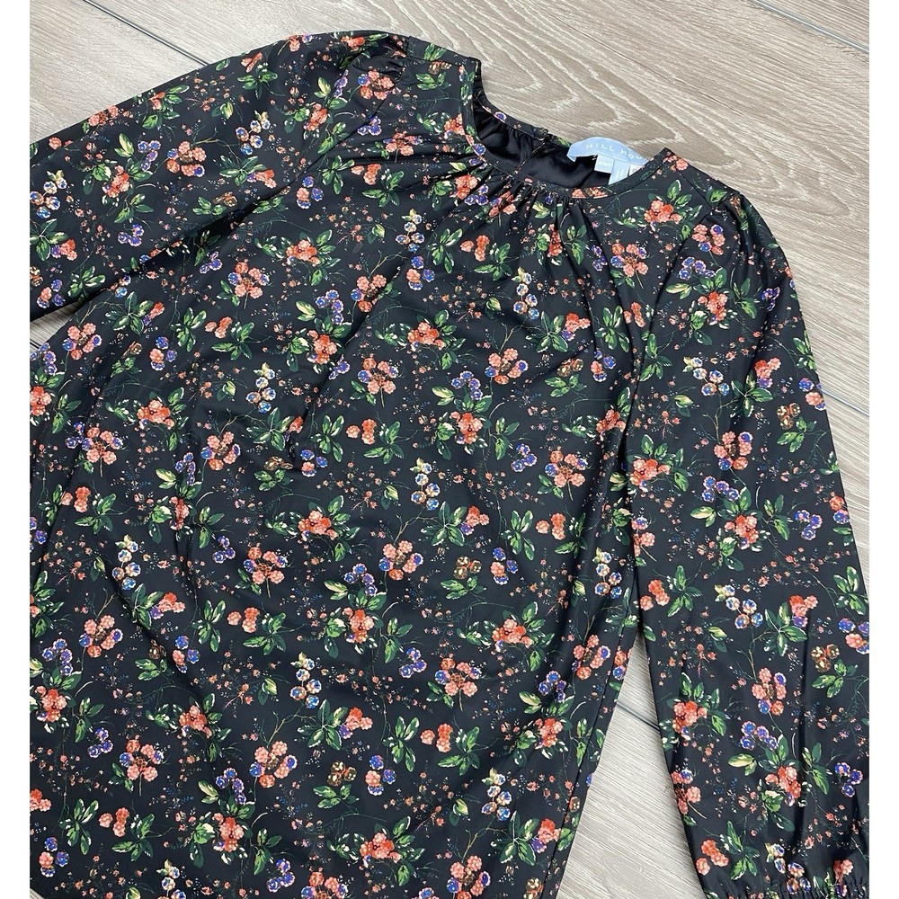Hill House Youth Girls Tiny Eloise Floral Pattern Dress Black Size 5/6Y